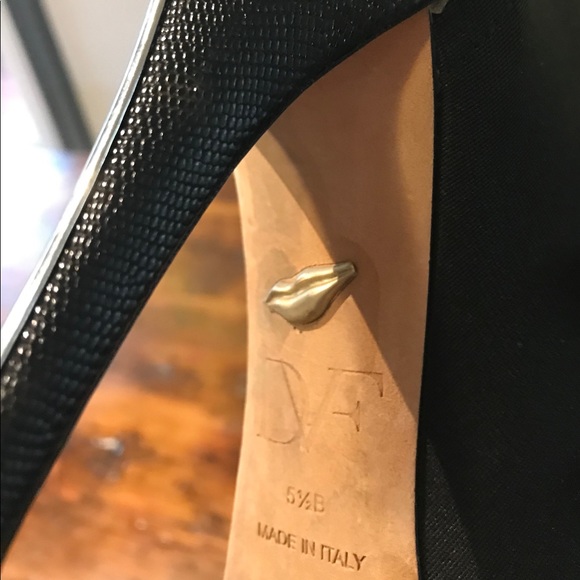 DVF Black leather and spandex pumps 😍 - Picture 4 of 4